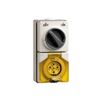 56 Series - Socket Switch Surface IP66 5PIN 3POLE 20A 56C520-GY