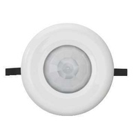 Motion Infrared Sensor Sensor, 10A, 3 Wire, Flush Mount Electric, 753R-WE, White Electric
