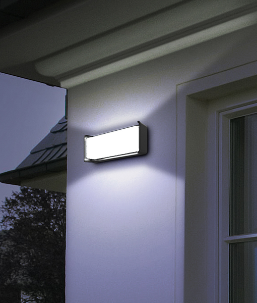 CLA HEKA1 Exterior LED Wall Light Dark Grey IP65 13W 240V 3000K