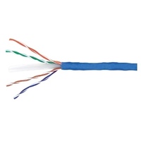 LAN Cable, 305m, Category 6, UTP, 2D4P6IPV3B-BU, Blue