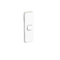 Clipsal Iconic - Flush Switch, 1 Gang, 250V, 10AX, Architrave, LED, 3041AL