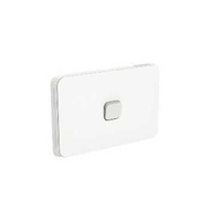 Clipsal Iconic - Flush Switch, Horizontal Mount, 1 Gang, 1-Way/2-Way, 250V, 10AX, LED, 3041HAL