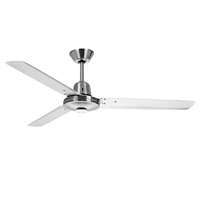Ceiling Swp Fan 3 SS Blade 1200mm, 3HS1200SS-SS, Stainless Steel