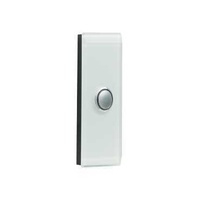 Switch Grid Plate and Cover, 1 Gang, Less Mechanism, Architrave, 4061-HS, Horizon Silver