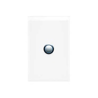 Push Button Switch, LED, 1 Gang, 20A, Saturn 4000 series, 4061PBL-PW, Pure White