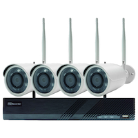 Wi-Fi Security 8CH NVR Kit with 2TB HDD 4x 2MP Bullet - 50MM-KB002