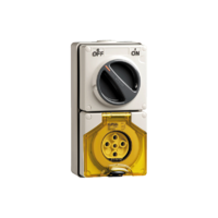 56 Series - Socket Switch Surface IP66 5PIN 3POLE 20A 56C520-GY