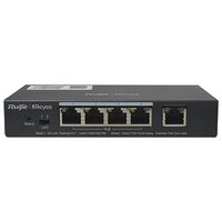 5 Port Gigabit Managed Network Switch (4 Port PoE, 1 Uplink)