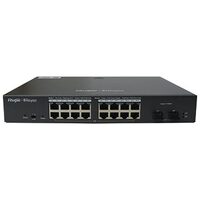 18 Port Gigabit Managed Network Switch (16 Port PoE, 2 SFP)