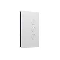 Saturn Zen Switch 3 Gang Push Button 250V 16AX/20A LED Zen White Z4063PBL-ZW