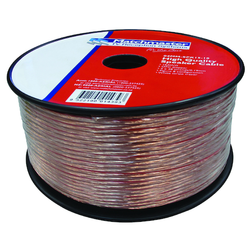 SPEAKER CABLE FIGURE 8 2X48/0.19MM 10M ROLL - 04MM-SPK15-10