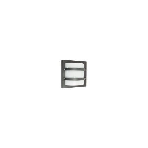 Oriel Exterior Bulkhead Grey IP65 1x E27 240V