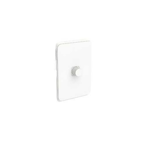 Clipsal Iconic - Fan Speed Controller, Vertical Mount, 250V, 75VA, 3041VF3CSF-VW, Vivid White