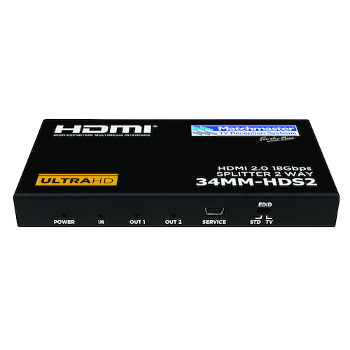 HDMI 2.0 SPLITTER 2-WAY 4K@60HZ - 34MM-HDS2