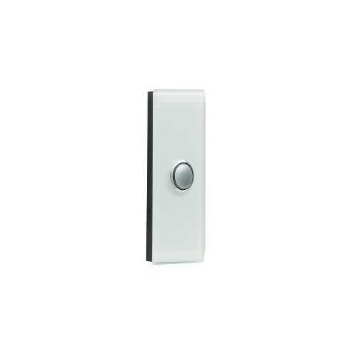 Switch Grid Plate and Cover, 1 Gang, Less Mechanism, Architrave, 4061-HS, Horizon Silver