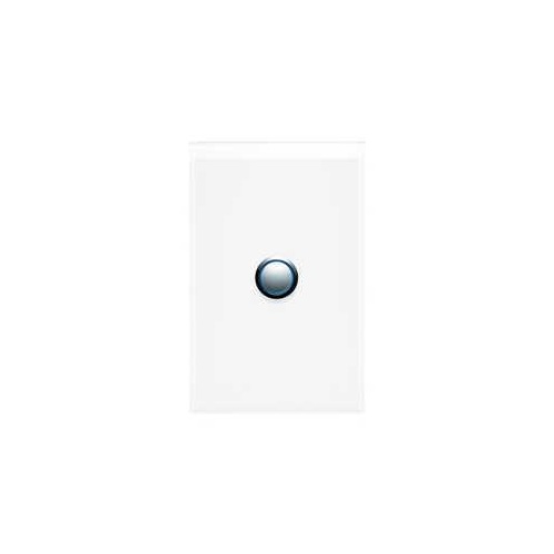 Push Button Switch, LED, 1 Gang, 20A, Saturn 4000 series, 4061PBL-PW, Pure White