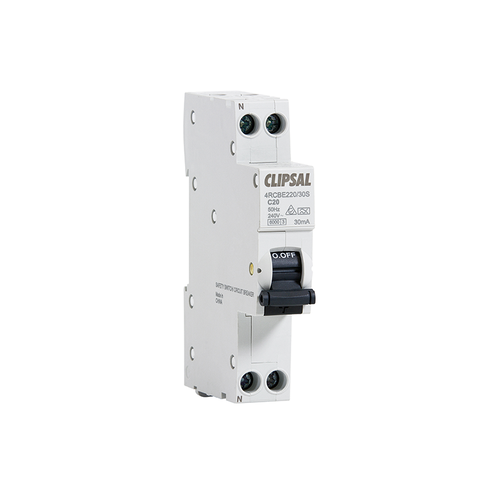 RCD/MCB 2P 1M 20A 30MA SLIM 4RCBE220/30S