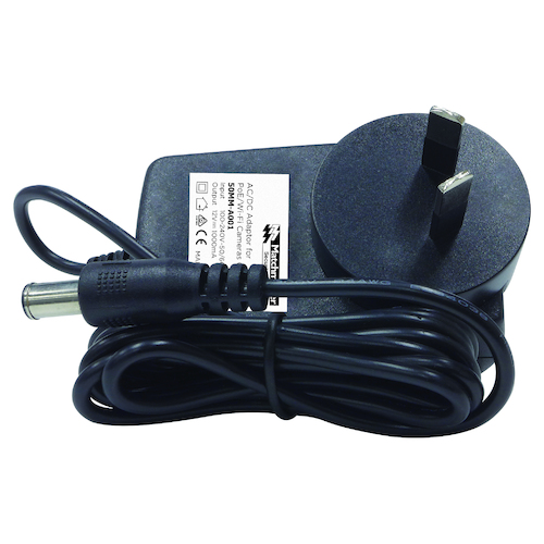 240-265 VAC 12V WIFI CAMERA POWER ADAPTOR - 50MM-A001