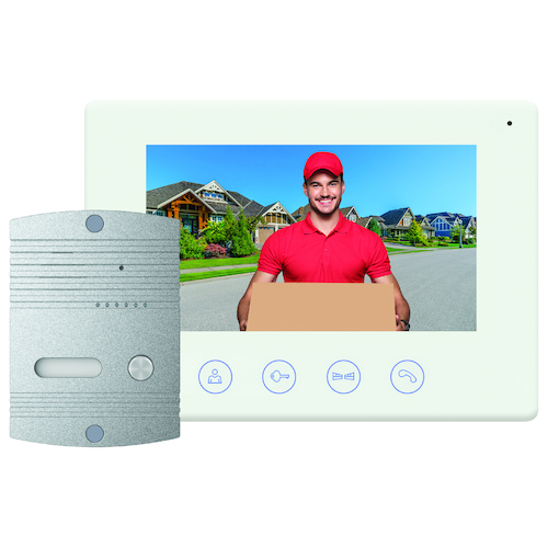 Wi-Fi Video Doorbell with Colour Monitor and Smart Device Access - 50MM-WD02