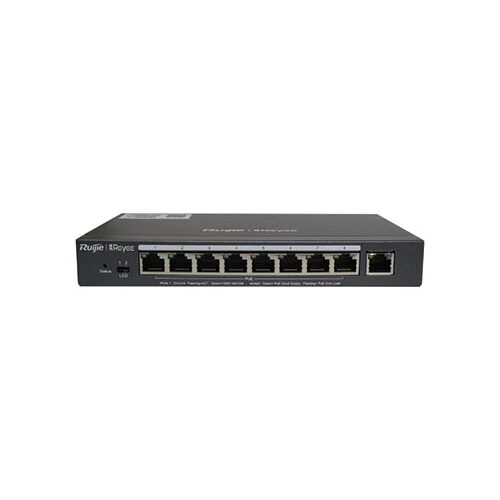 9 Port Gigabit Managed Network Switch (8 Port PoE, 1 Uplink)