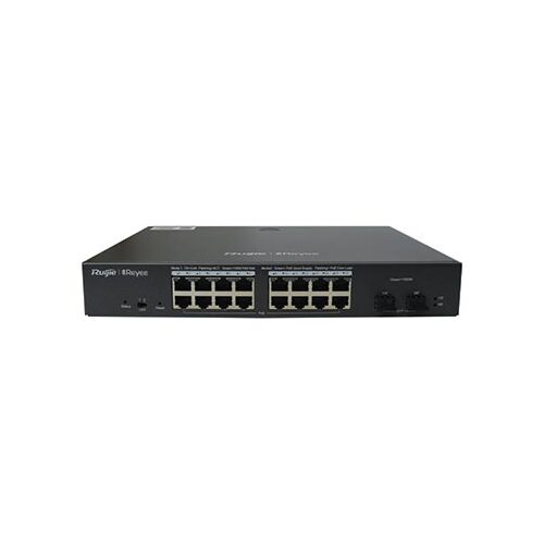 18 Port Gigabit Managed Network Switch (16 Port PoE, 2 SFP)
